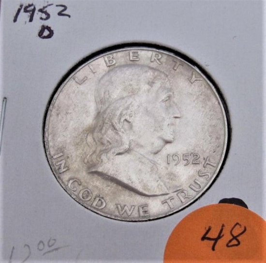 1952-D Franklin Half