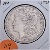 1921-P Morgan Dollar AU