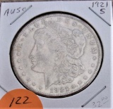 1921-S Morgan Dollar AU 50