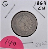 1864 Indian Head Cent - Good - Copper Nickel