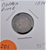 1834 Capped Dime