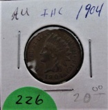 1904 Indian Head Cent AU