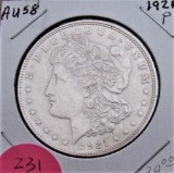 1921-P Morgan Dollar AU 58