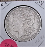 1921-P Morgan Dollar EF