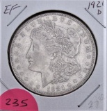 1921-D Morgna Dollar EF