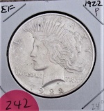 1922-P Peace Dollar EF