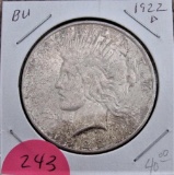1922-D Peace Dollar BU