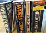 1600, 1700, 1900, 2000 World Coin Books & Stand