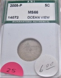 2005-P Jefferson Nickel Ocean View MS66