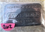 Engelhard 5 oz bar silver