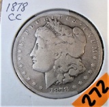 1878 CC  Morgan Dollar