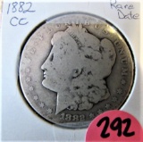 1882 CC Morgan  - Rare Date