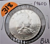 1960D BU Franklin Half Dollar