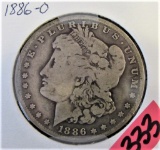 1886 O    Morgan Dollar