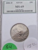 2006-D Washington Quarter MS69 Colorado