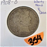1908-O Liberty Head 1/2 Dollar