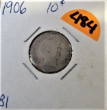 1906  Dime