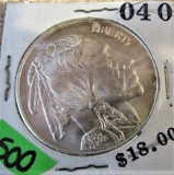 Indian Head/Buffalo 1 oz. silver round