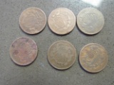 1864,1865,1866,1867,1870 2 Cent Coins