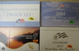 2007, 09, 10, 14 US Mint Proof Sets