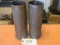 2 Trench Art Ornate Shell Vases