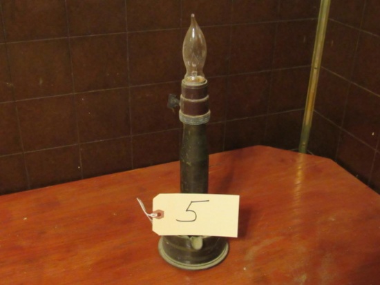 Artillery Bullet Trench Art Lamp/Ashtray