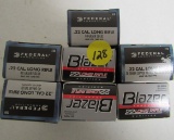 (7) Boxes of 22 LR Rounds,  4-Federal,  3- Blaser