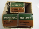 (9) Boxes Mohawk 22 LR hi speed bullets