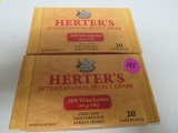 (2) Boxes Herters .308 WIN Cartridges