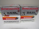 (4) Boxes Winchester 30-30 Win Cartridges