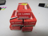 (5) boxes Federal Hi-Power 22 Longs