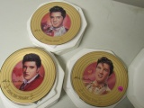 (3) Elvis Golden Plates