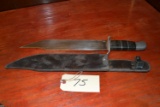 Knife With Sheath