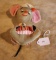 Vintage Dream Pets Pink/Grey Mouse Toy