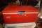 Vintage Metal Red Coleman Cooler