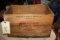 Antique Wooden Advert. Box, Western Aluminum