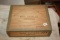 Antique Wood Cigar Box