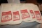 (5) Vintage Hornady Heavy Cloth Sacks