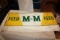 Orig. Vintage M&M Feed Tin Sign