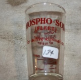 Antique Phospho-Soda Advert. Glass