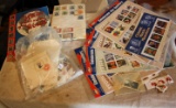 Stamps, lots of unused