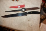 (2) Never used Gooch Feed, Cooper Advert. Knives