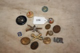 (14) Antique Military pins