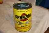 Vintage Pennzoil 1 Qt. Full Can