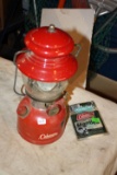 1962 Red Coleman Lantern, model 200A single mantle