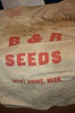 Rare B & R Seeds Cloth Sack