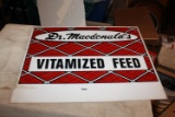 Orig. Antique Dr. McDonalds Vitamized Seed Tin Sign