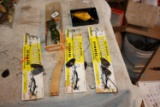 Group Lot Vintage Fishing Pflueger, Prescott, Bomber, Wiglyike