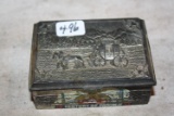 Antique Chicago World's Fair Metal Trinket Box