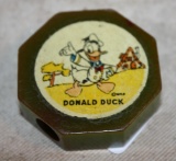 WDP Disney Bakelite Donald Duck Pencil Sharpener